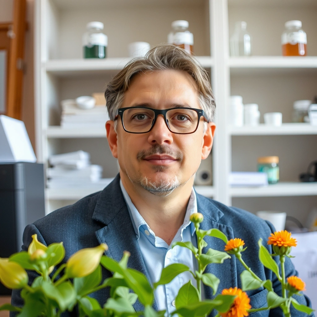 Portretul Prof. Mihai Georgescu, cercetător în fitoterapie